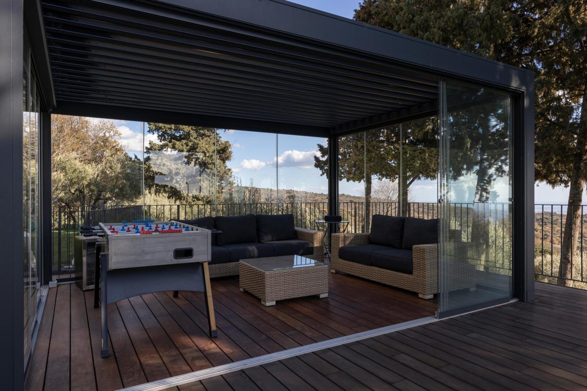 Ragalna Scialaj Villa Di Lusso Sull'Etna Con Piscina E Vista Mare מראה חיצוני תמונה