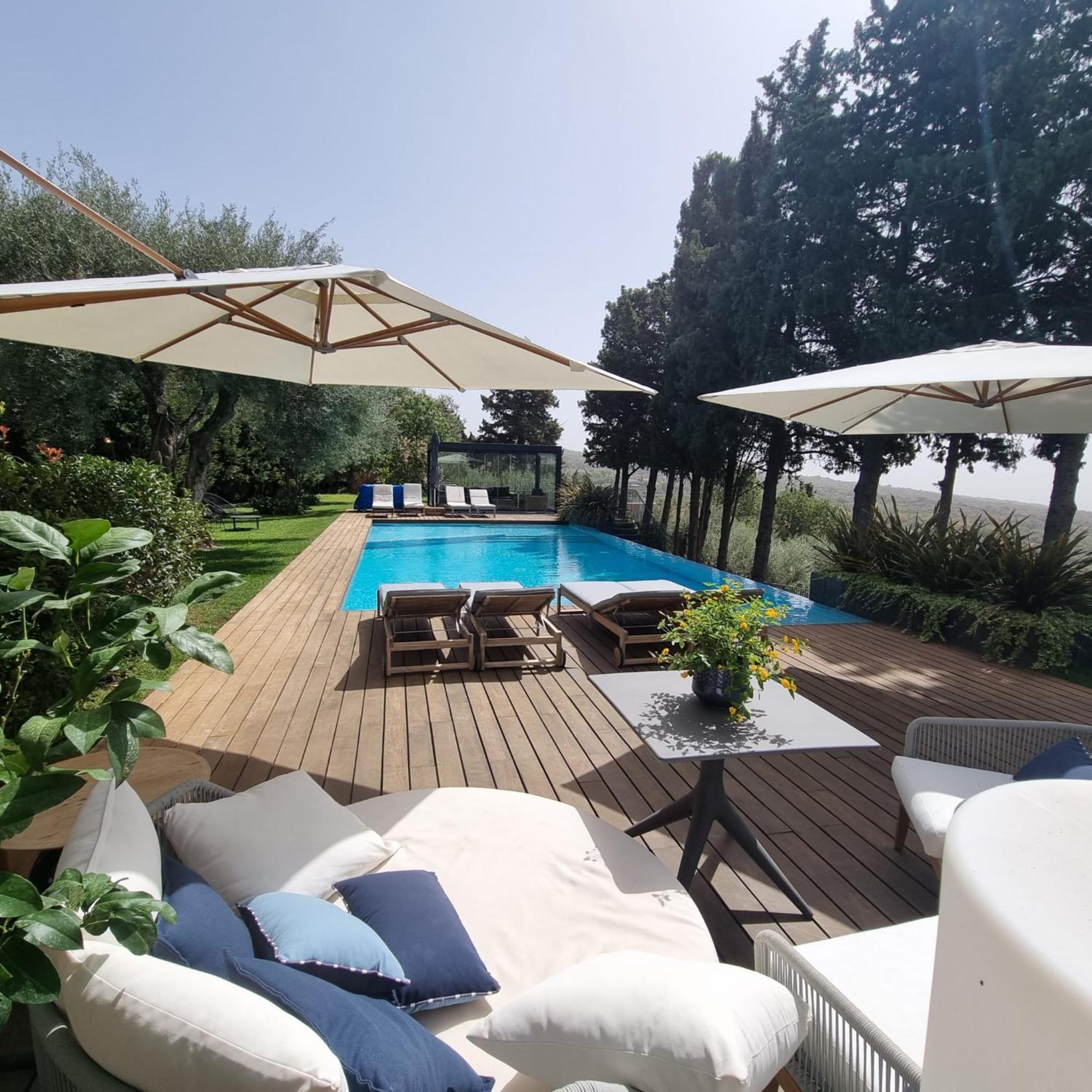 Ragalna Scialaj Villa Di Lusso Sull'Etna Con Piscina E Vista Mare מראה חיצוני תמונה